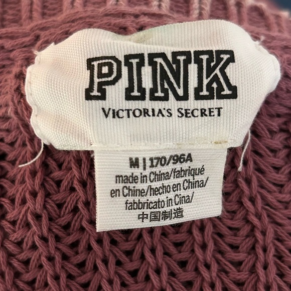 Y2K VICTORIAS SECRET CHUNKY SUN WASHED KNIT CARDIGAN - Picture 5 of 5